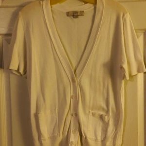 Short sleeve cardigan